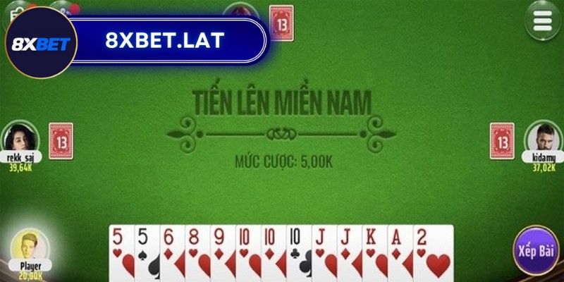 Tiến lên miền Nam 8Xbet - Hướng dẫn cách chơi cho newbie 3 Tựa game bài tiến lên miền Nam 8Xbet sẽ sử dụng bộ bài 52 lá