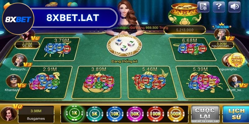 Bầu cua 8Xbet - Sân chơi giải trí đáng trải nghiệm 3 Trải nghiệm bầu cua ở 8Xbet trực tuyến có thêm Dealer