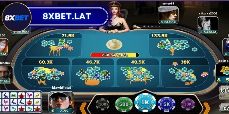 Bầu cua 8Xbet - Sân chơi giải trí đáng trải nghiệm 5 Nhà cái sẽ dựa trên chính kết quả mở ra để trả tiền thưởng