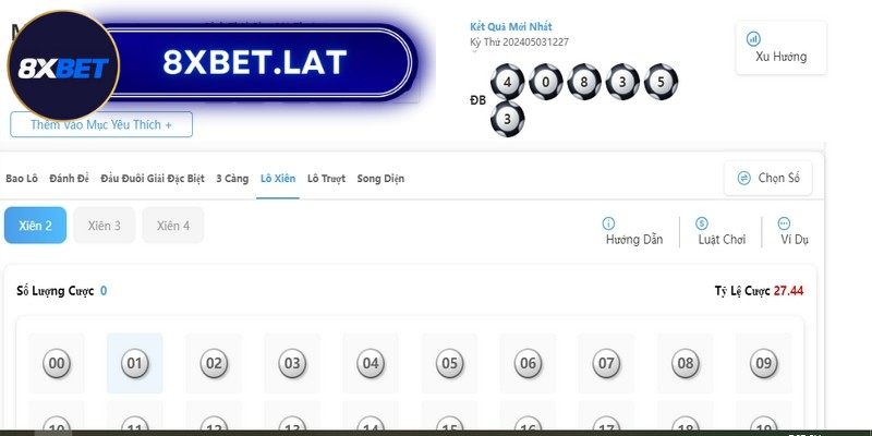 Cách đánh lô kép 8Xbet hiệu quả cao từ chuyên gia 2 Kết quả xổ số của giải đặc biệt của hai số cuối cùng giống nhau là đề kép