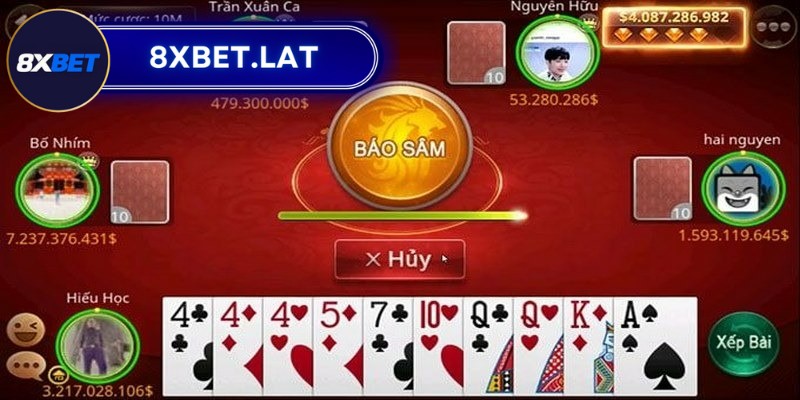 Sâm lốc online 8Xbet hấp dẫn nhất thị trường trực tuyến 3 Giá trị lớn nhỏ trong sâm lốc được tính giống như game bài Tiến lên